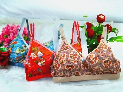 Picture of Cotton Non-Padded Non-Wired Full Coverage Printed Bra Women And Girl best Comfortable Cotton Print  Premium Quality Bras for Women & Girls Bra  Everyday Bra- (Pack of 1)
