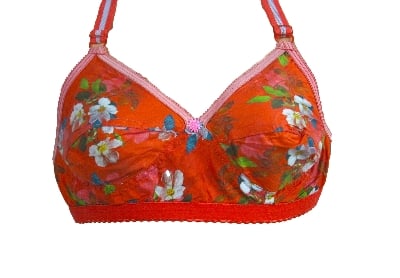 Picture of Cotton Non-Padded Non-Wired Full Coverage Printed Bra Women And Girl best Comfortable Cotton Print  Premium Quality Bras for Women & Girls Bra  Everyday Bra- (Pack of 1)