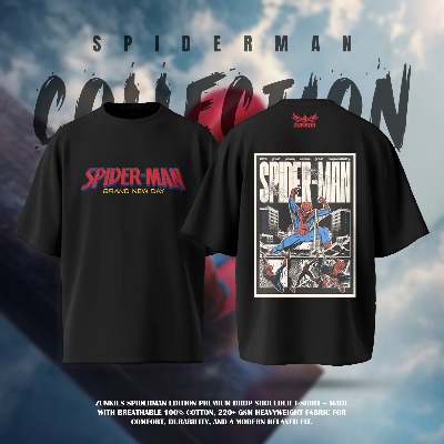 Picture of Spider-Man - Zunkies Premium Collection - Oversized Drop Shoulder T-shirt