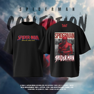 Picture of Spider-Man - Zunkies Premium Collection - Oversized Drop Shoulder T-shirt