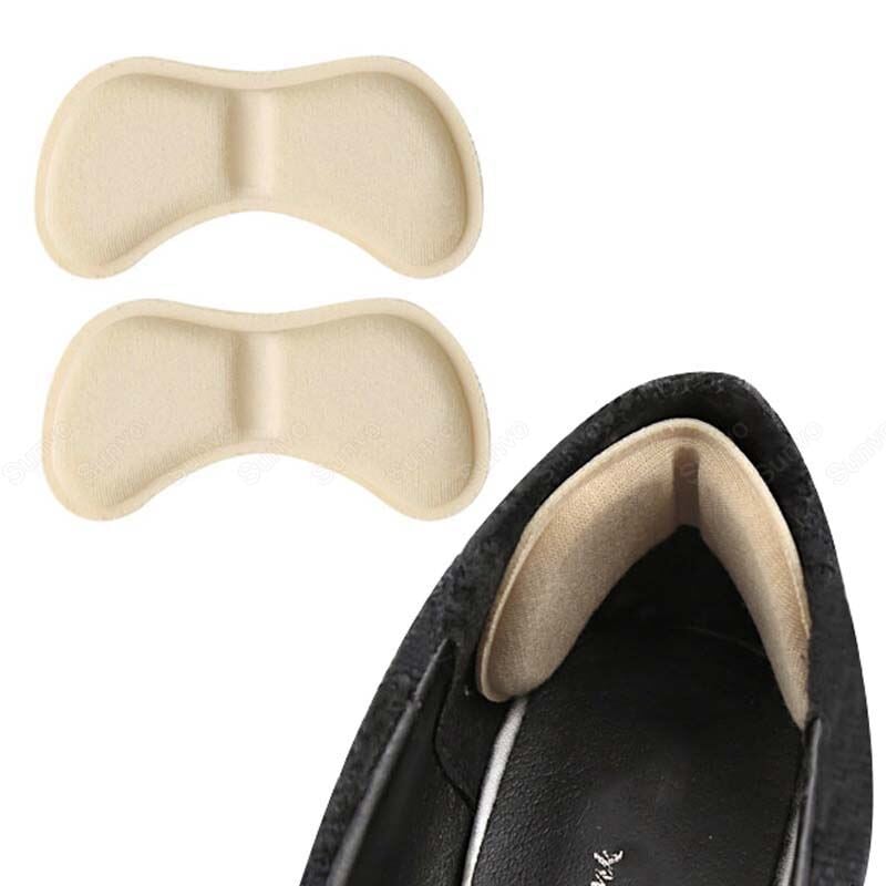 Picture of RetailCare®Extra Soft Heel Pads, Strong Self-Adhesive Heel Cushion Heel Grips for Women and Men Shoes, Prevent Blisters, Cuts, Slipping, and Pain, Shoes Too Big Inserts in Black and skin-1PAIR