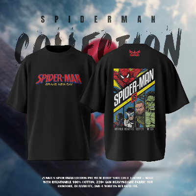 Picture of Spider-Man - Zunkies Premium Collection - Oversized Drop Shoulder T-shirt