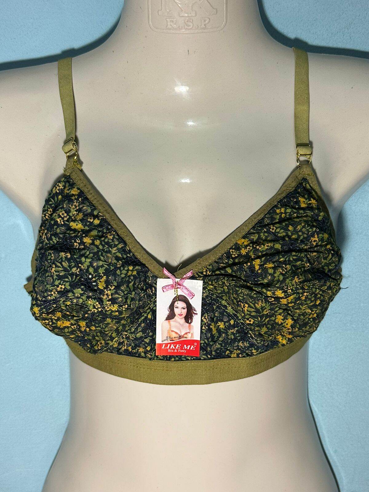 Picture of STROWBERRY Pure Cotton Full Coverage Push Up Non-Padded Wire Free Daily Use Bra for Women and Girls |Made of Pure Cotton Full Coverage Non Wired Seamless Pushup Soft for T-Shirt Saree Dress and for Everyday-2PCS