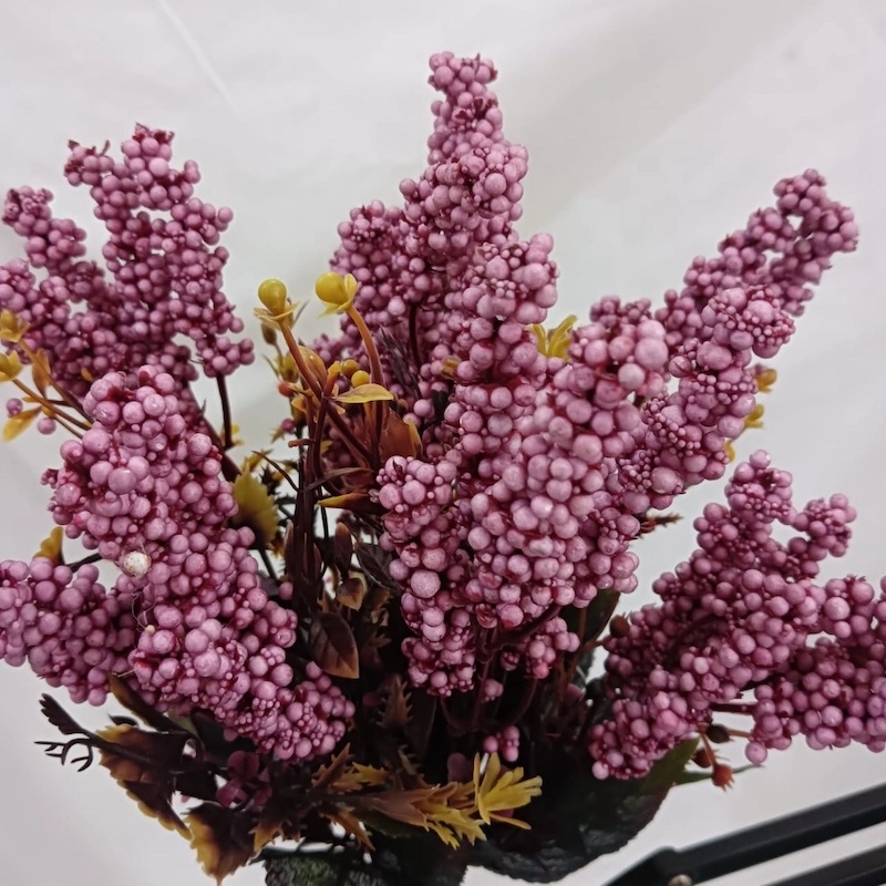Picture of  Artificial Lavender Bouquet, 12-14 Multicolor Blooms per Stick, 1 Stick, 32x20 cm, Ideal for Home and Wedding Decoration, Made of PE and Plastic for Realistic and Long-Lasting Elegance. -Multicolor