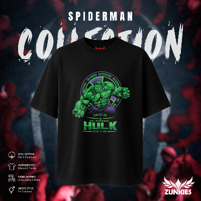 Picture of Spider-Man - Zunkies Oversized Drop Shoulder T-shirt