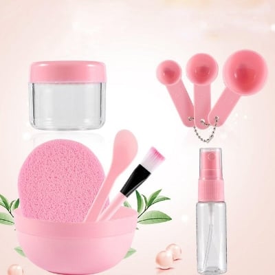 Picture of 9pcs Makeupset Facial Mask Spoon Mixing Bowl for Face Mask Makeup Gadgets Facial Mask Bowl Makeup Mixing Tool Face Mask Brush and Bowl Facial Tools Makeup Tools Spatula Large