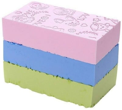Picture of Soft Baby Sponge for Bathing Exfoliating Bath Sponge Cute Animal Shapes Dead Skin Sponge Remover for Baby Toddler Kids Bathing