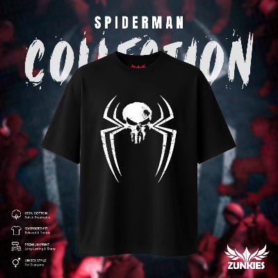 Picture of Spider-Man - Zunkies Oversized Drop Shoulder T-shirt