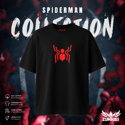 Picture of Spider-Man - Zunkies Oversized Drop Shoulder T-shirt