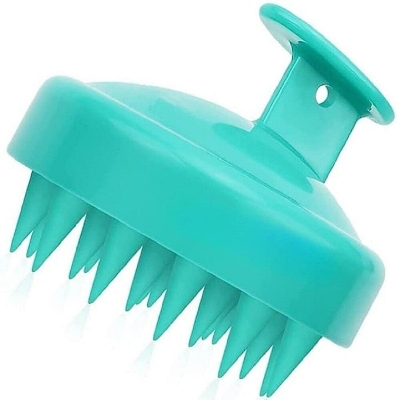 Picture of Hair Shampoo Brush,Hair Scalp Massager Shampoo Brush,Manual Head Scalp Massage Brush for Wet & Dry, Soft Silicone Bristles Care for The Scalp, Promote Hair Growth