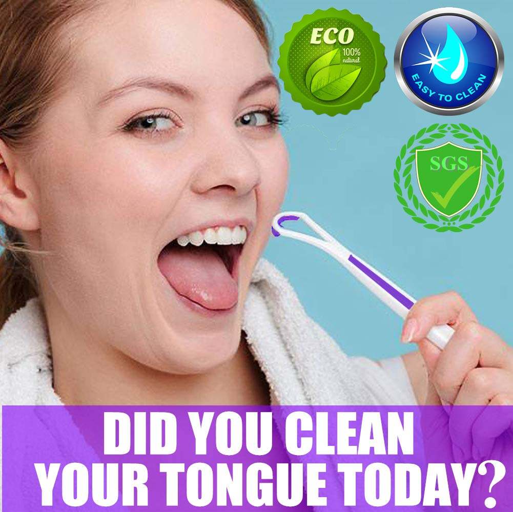 Picture of Retail Care 2 PCS COMBO Plastic Tongue Scraper Tongue Cleaner for Children Adults Tongue Scraper Tongue Cleaner for Oral Care Fresh Breath Comfortable & Safe