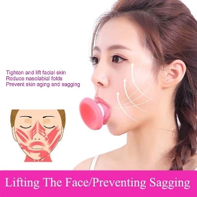 Picture of Face Exerciser, Jaw Exerciser, V-Shape Facial Yoga for Skin Face Lifting Tighten Firm, Double Chin Breathing Exercise Device Jaw Face Slimming Tool for Women and Men