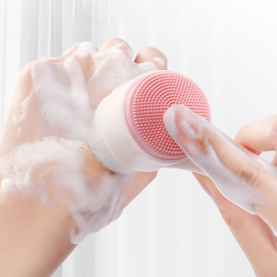 Picture of Retail Care Facial Brush - Scrub Silicone Manual Double Sided Cleansing Brush and Pore Cleansing Facial Brush, with Free 2PCS Silicone Face Mask Brushes