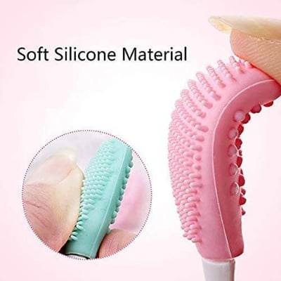 Picture of Silicone Nose Cleansing Brush, Easy Grip Silicone Nose Cleaner Double Sided Blackheads Cleaning for Home for Beauty Salon