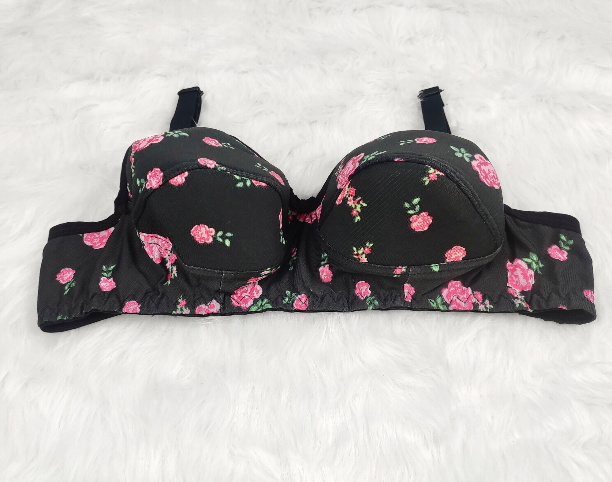 Picture of Women's Regular Wear Padded Bra  Soft and Comfortable Bra Women and Girls | Soft Padded Bra With Print Design MultiColor Foam Stylish comfortable Qualityfull Bra |push up bra foam bra