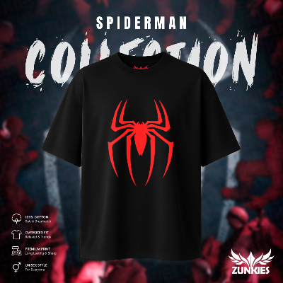 Picture of Spider-Man - Zunkies Oversized Drop Shoulder T-shirt