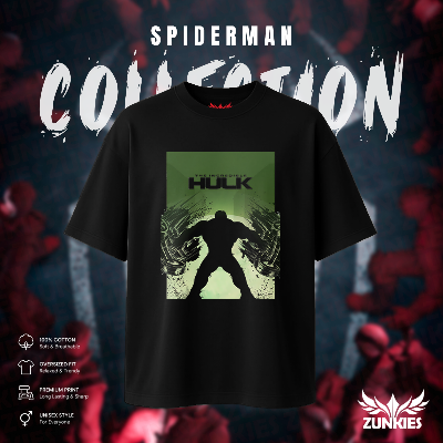 Picture of Spider-Man - Zunkies Oversized Drop Shoulder T-shirt