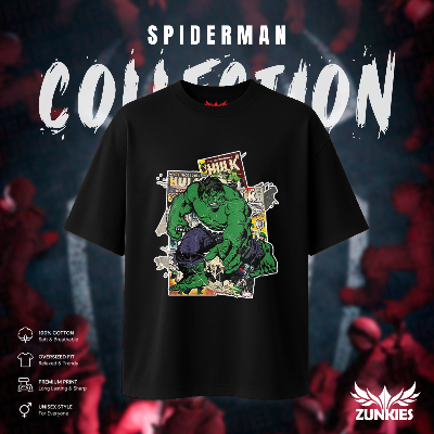 Picture of Spider-Man - Zunkies Oversized Drop Shoulder T-shirt