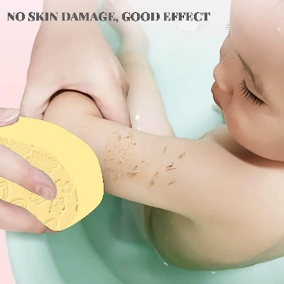 Picture of Ultra Soft Bath Body Shower Sponge, Bath Sponge for Shower and Japanese Spa Cellulite Massager Magic Bath Sponge Dead Skin Remover, Super Soft Exfoliating Bath Sponge Painless Scrub Sponge for  Children