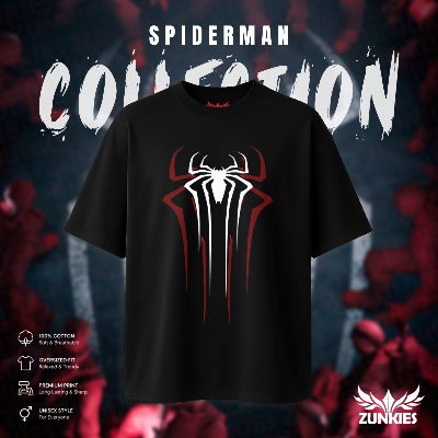 Picture of Spider-Man - Zunkies Oversized Drop Shoulder T-shirt