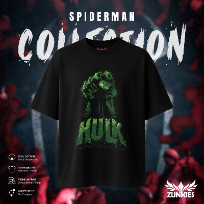 Picture of Spider-Man - Zunkies Oversized Drop Shoulder T-shirt
