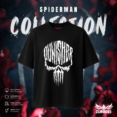 Picture of Spider-Man - Zunkies Oversized Drop Shoulder T-shirt