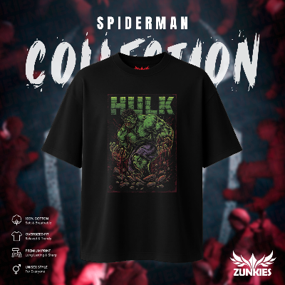 Picture of Spider-Man - Zunkies Oversized Drop Shoulder T-shirt
