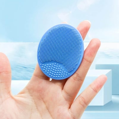 Picture of Silicone Facial Cleansing Brush - 1 Pack Face Scrubber & Exfoliator for Deep Cleaning, Soft Brush, Blackhead & Acne Pore Care