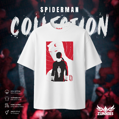 Picture of Spider-Man - Zunkies Oversized Drop Shoulder T-shirt