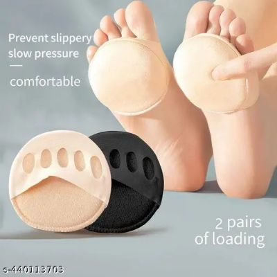 Picture of Foot Pads Forefoot Pads, 1 Pairs Gel High Heels Forefoot Shoes Pads Forefoot Pad Women Men Pain Relief Prevention Gel Pads Metatarsal Pads for High Heels for Working Running