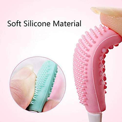 Picture of Gleva Silicone Skincare Exfoliator - Reusable Exfoliating Lip/Nose  Deep Cleaning Blackhead Remover, Facial Cleansing & Face Scrubber Brush, Double-sided Soft Lip/Nose Brush for Smoother and Fuller Appearance (Pack of 2)