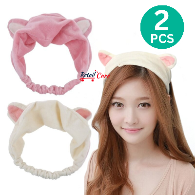 Picture of I DEW CARE Face Wash Headband | Adorable Design, Perfect for Washing & Cleansing, Makeup and Spa, Bath, Skincare, Quick Dry, Soft & Fuzzy, Non Slip, Reusable, Teen Girls Stu-2PCSff