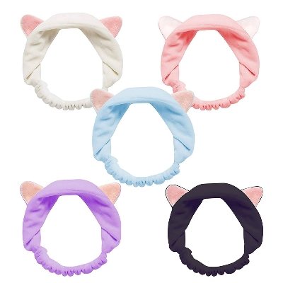 Picture of I DEW CARE Face Wash Headband | Adorable Design, Perfect for Washing & Cleansing, Makeup and Spa, Bath, Skincare, Quick Dry, Soft & Fuzzy, Non Slip, Reusable, Teen Girls Stu-2PCSff