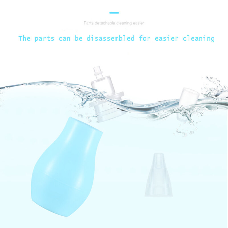 Picture of Nursing Suction Nose Suction Device Nasal Suction Cleaner Silicone Nasal Aspirator for Baby - Safe Nose Suction Bulb for Baby to Promote Breathing | Reusable Nose  for Toddler