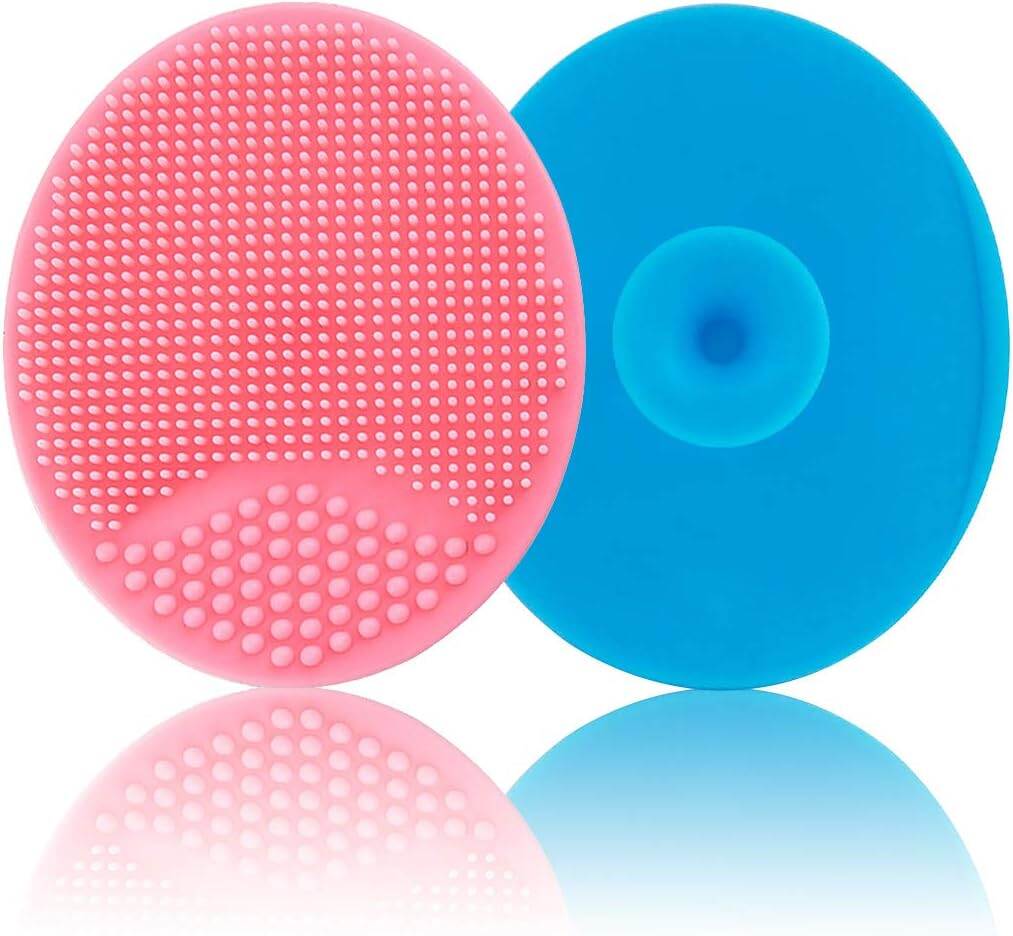 Picture of Reusable Silicone Baby Bath Body Soft Brush and Comb Sponge Face Hair Wash Brush Super Soft Shower Massage Brush Cleaning Brush for Baby Kids| Baby Shampoo Bath Brush Silicone Head Newborn Body Massage