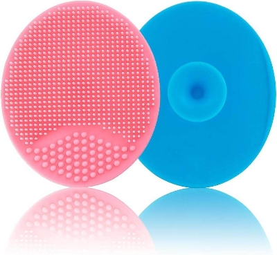 Picture of Reusable Silicone Baby Bath Body Soft Brush and Comb Sponge Face Hair Wash Brush Super Soft Shower Massage Brush Cleaning Brush for Baby Kids| Baby Shampoo Bath Brush Silicone Head Newborn Body Massage