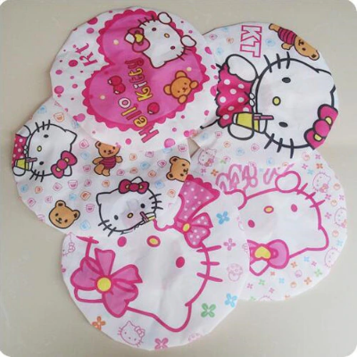 Picture of LARGE Shower Caps, Waterproof Bath Caps Plastic Reusable Shower Caps Elastic Band Bath Hair Caps for Women perfect for use while cooking or applying nourishing treatments. -1pc-MULTICOLOR