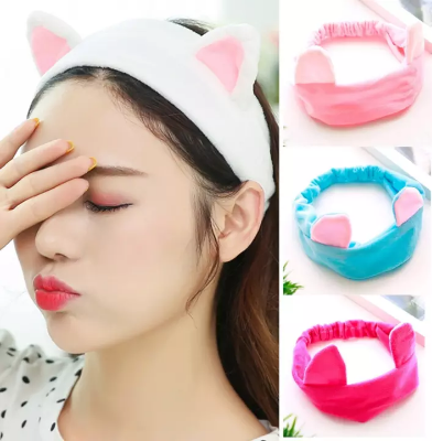 Picture of Cute Headbands for Women Girls Lovely Bunny Hairband for Makeup, Shower, Spa, Facial Washing, Massage and Sporting