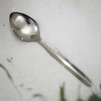 Picture of Classic 9.5cm Stainless Steel Carry Spoon - Serving Spoon, Multicolor, Silver Color, Mirror Polish - 1 Piece-Silver