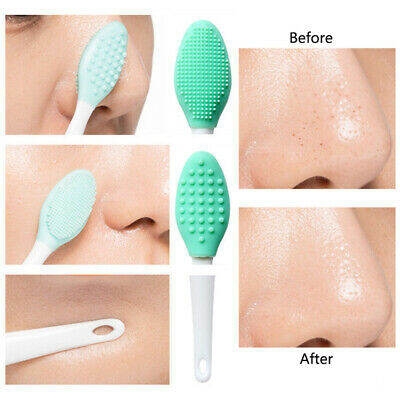 Picture of 2 in 1 Silicone Facial Cleansing Set - Manual Face Scrubber & Nose Cleaning Brush for Deep Cleaning and Exfoliating |Silicone Facial Cleansing Brush Set | Deep Cleaning Face Wash Tool
