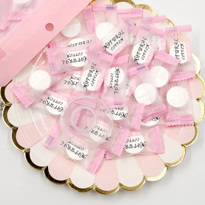Picture of Disposable Compressed Face Mask - DIY Skin Care Facial Cotton Sheet Mask  30 PcsCompressed Face Mask DIY Facial Sheet Mask Paper Tablet for Skin Care - Natural Cotton Candy Mask