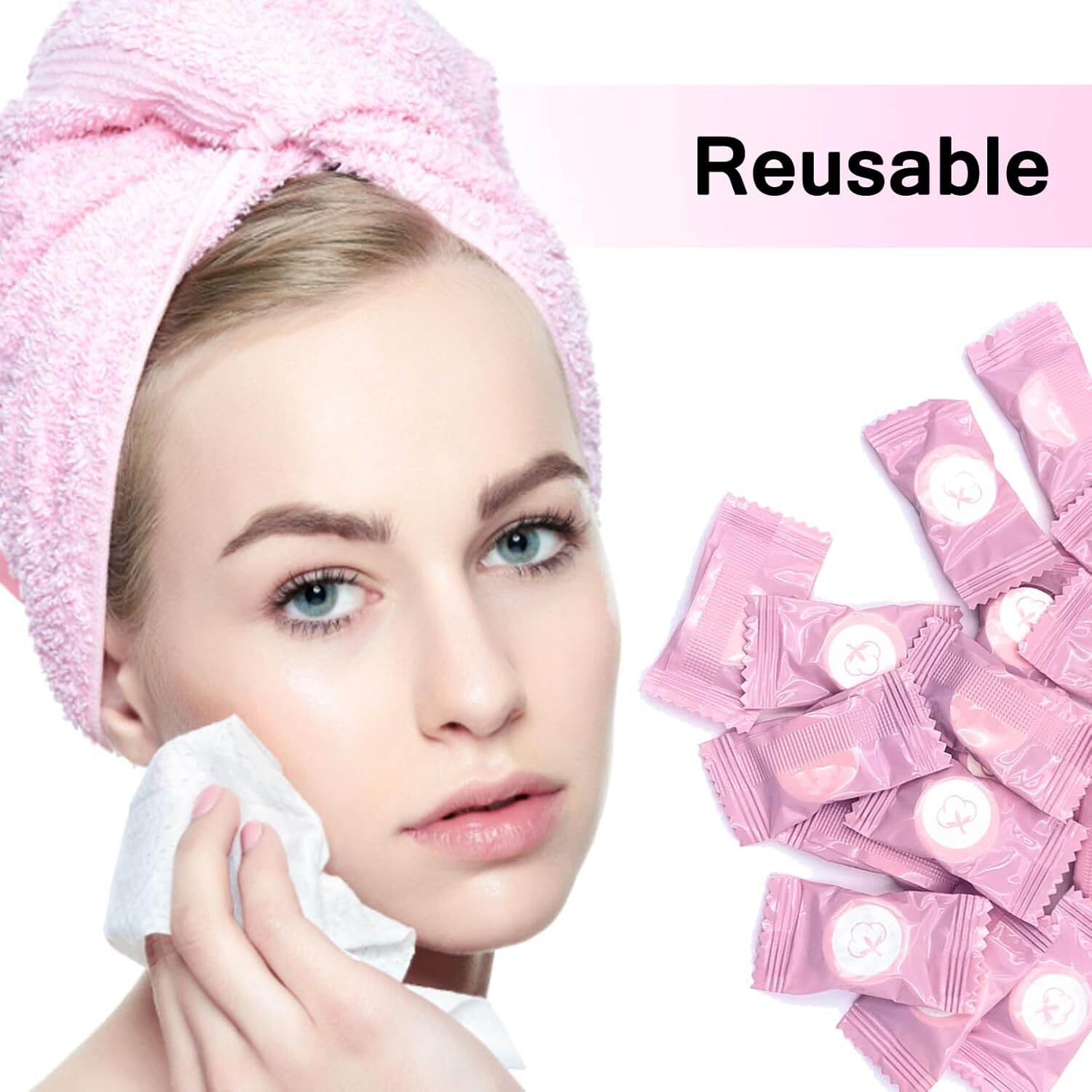 Picture of 30 Pcs Portable Compressed Towel / Magic Coin Tissue for Travel & Face Care Disposable Mini Compressed Travel Towel Biodegradable Wipe For Outdoor Camping Hiking Coin Size |ortable Cotton Wipes for Makeup Removal & Travel
