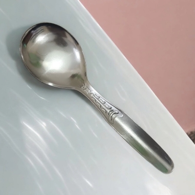 Picture of 1 Piece Multicolor Rice Spoon - Stainless Steel, Silver with Mirror Polish, Ideal for Cooking and Serving-Silver