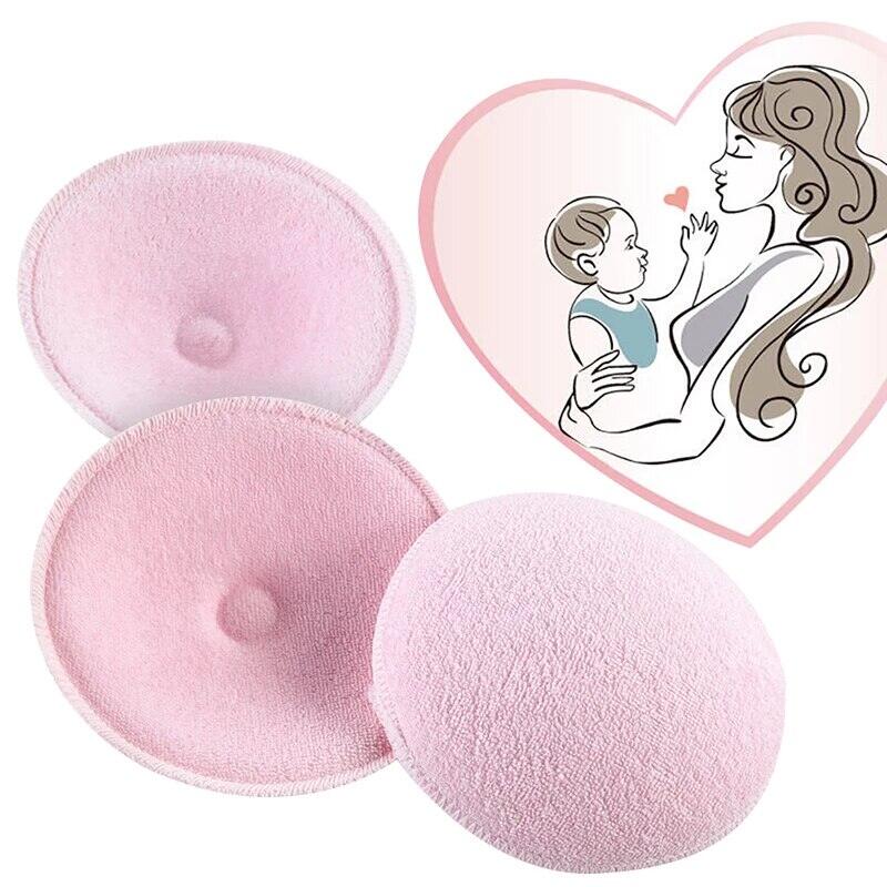 Picture of 2 Pcs Ultra-Soft Washable Cotton Breast Pads - Breathable & Comfortable Nursing Pads for Mom