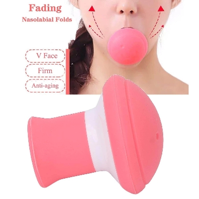 Picture of 1 Piece Face Exerciser Facial Yoga for Skin Tighten Firm Jaw ExercisercReducer Double Chin Breathing Device Neck Toning Face Slimming Trainer Tool for Women Lift Skin and Tone