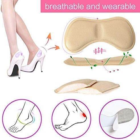 Picture of Heel Insoles Patch Pain Relief Anti-wear Cushion Pads Feet Care Heel Protector Adhesive Back Sticker Shoes Insert Insole-Shoes Accessories-Shoes Accessories (MULTICOLOR)-RetailCare