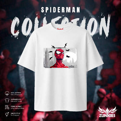Picture of Spider-Man - Zunkies Oversized Drop Shoulder T-shirt