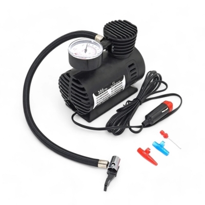 Picture of 12v 300psi  Portable Metal Air Compressor - Heavy Duty Car Tire Inflator with Digital Pressure Gauge