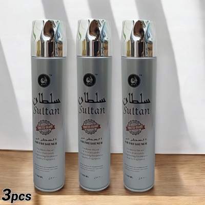 Picture of Create a Pleasant Atmosphere - 3 Pcs Combo Sultan Room Spray 300ml - Fresh Floral Woody Air Freshener - Perfect for Indoor Fragrance