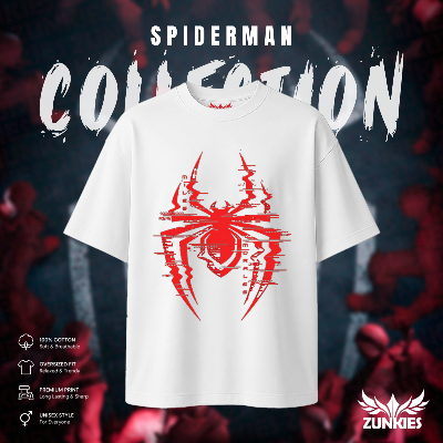 Picture of Spider-Man - Zunkies Oversized Drop Shoulder T-shirt
